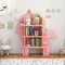 Kids Bookcase Toy Storage Organizer with Open Storage Shelves-Unicorn
